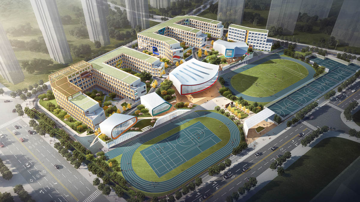 衢州高铁新城第一学校中的“小怪兽”已经展现雏形| 零壹城市